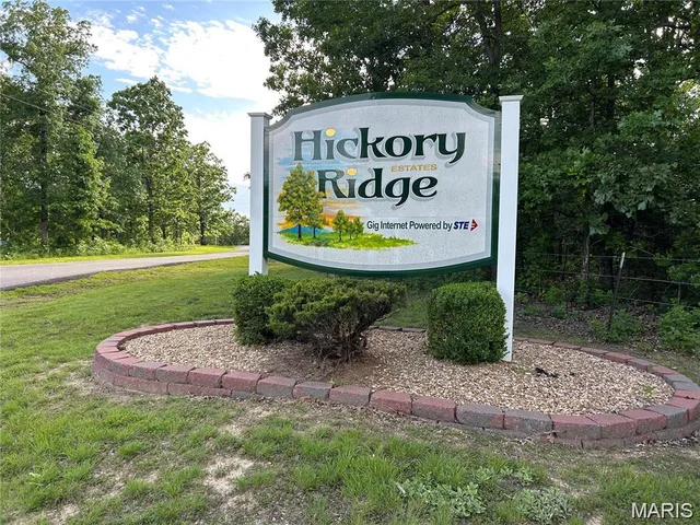 Front exterior — Lot 13 Hickory Ridge Steelville Missouri real estate