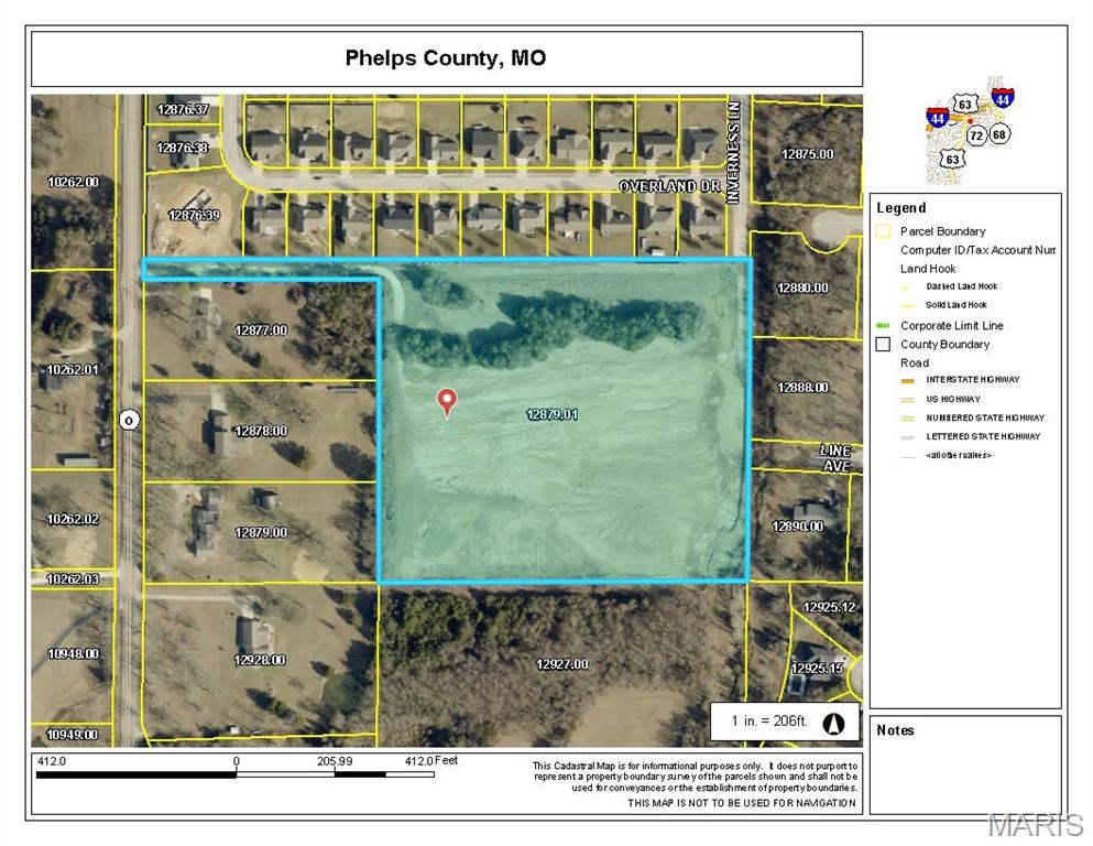 12.05 Acres Hwy O Rolla Missouri home for sale listed at $180,000