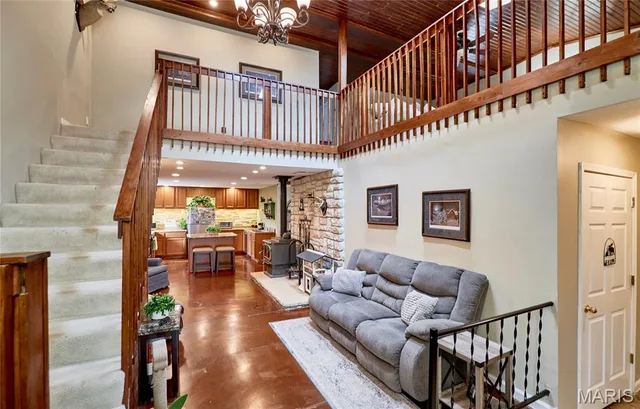 Living room — 394 Jacks Road Troy Missouri real estate