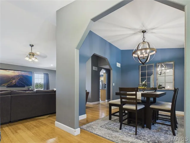 Living room — 22410 Beaumont Road Crocker Missouri real estate