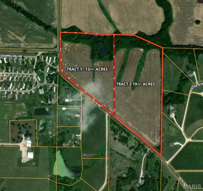 19+/- Acres Linns Mill Road Troy Missouri home for sale listed at $593,000