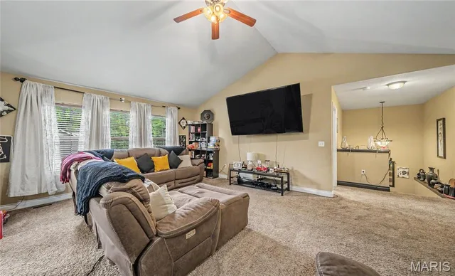 Living room — 20598 Lynwood Road Waynesville Missouri real estate