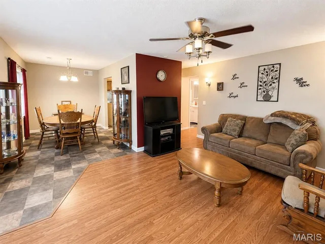 Living room — 705 McClain Street Richland Missouri real estate