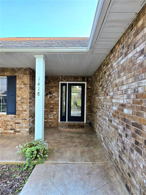 Front exterior — 1418 Overland Drive Rolla Missouri real estate