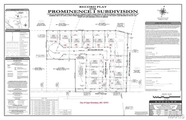 Lot 8 Red Dog, Cape Girardeau MO