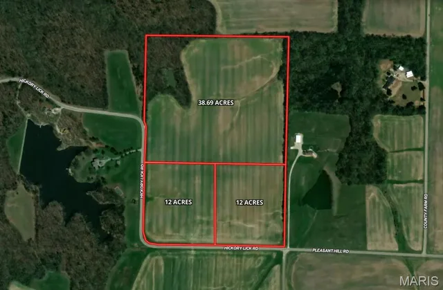 Front exterior — 38.69 Acres Hickory Lick Rd. Wright City Missouri real estate