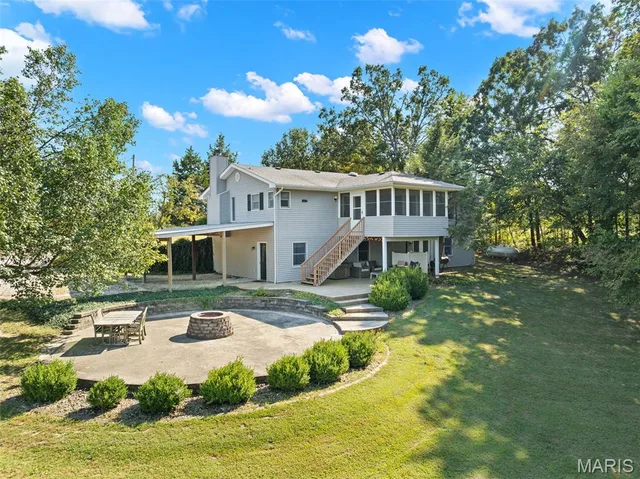 Front exterior — 1956 Gunsmith Lane Leslie Missouri real estate