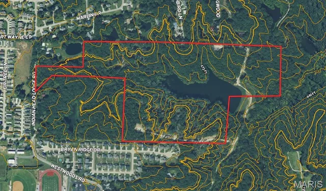Front exterior — 62+/- AC Indian Head Lodge Road Wright City Missouri real estate