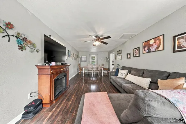 Living room — 203 N Ellen Street Dixon Missouri real estate