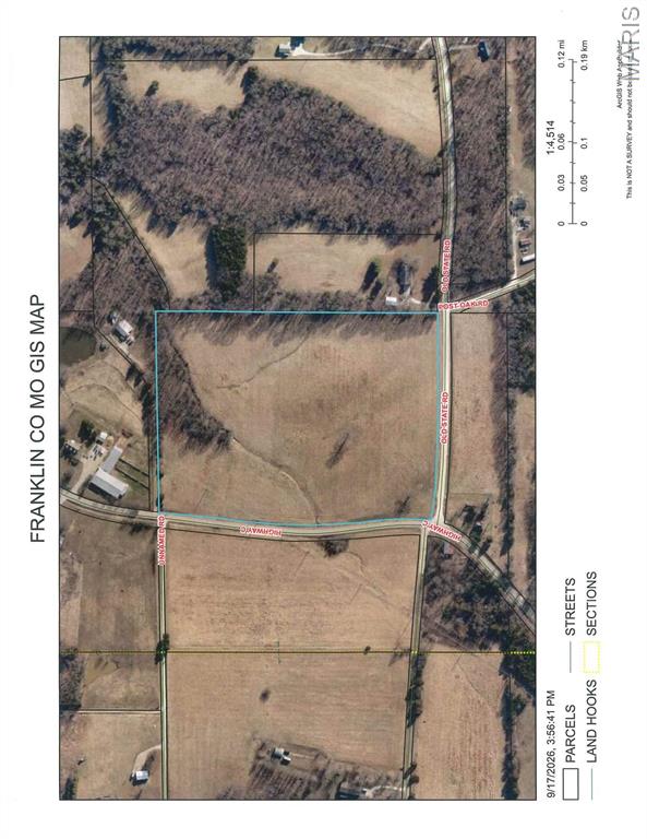 19.87 acres on Highway C, Leslie MO