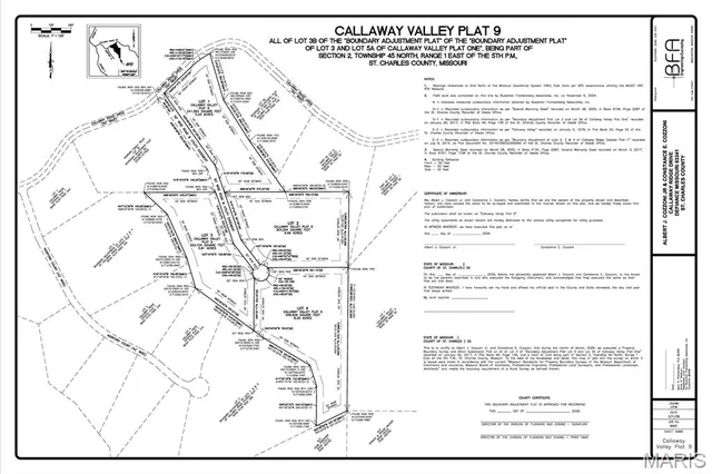Front exterior — Lot 1 Callaway Ridge Drive Defiance Missouri real estate