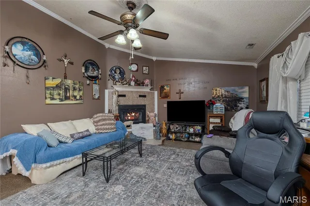 Living room — 12253 Nodaway Lane Plato Missouri real estate