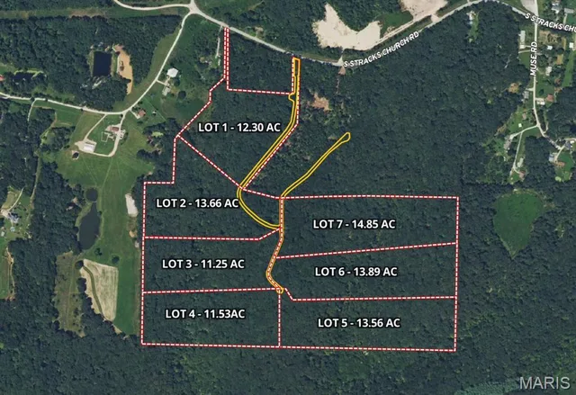 Front exterior — Lot 6 S Strack Church Road Wright City Missouri real estate