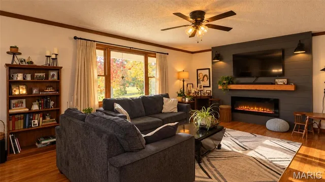 Living room — 1001 Cedar Ridge Houston Missouri real estate